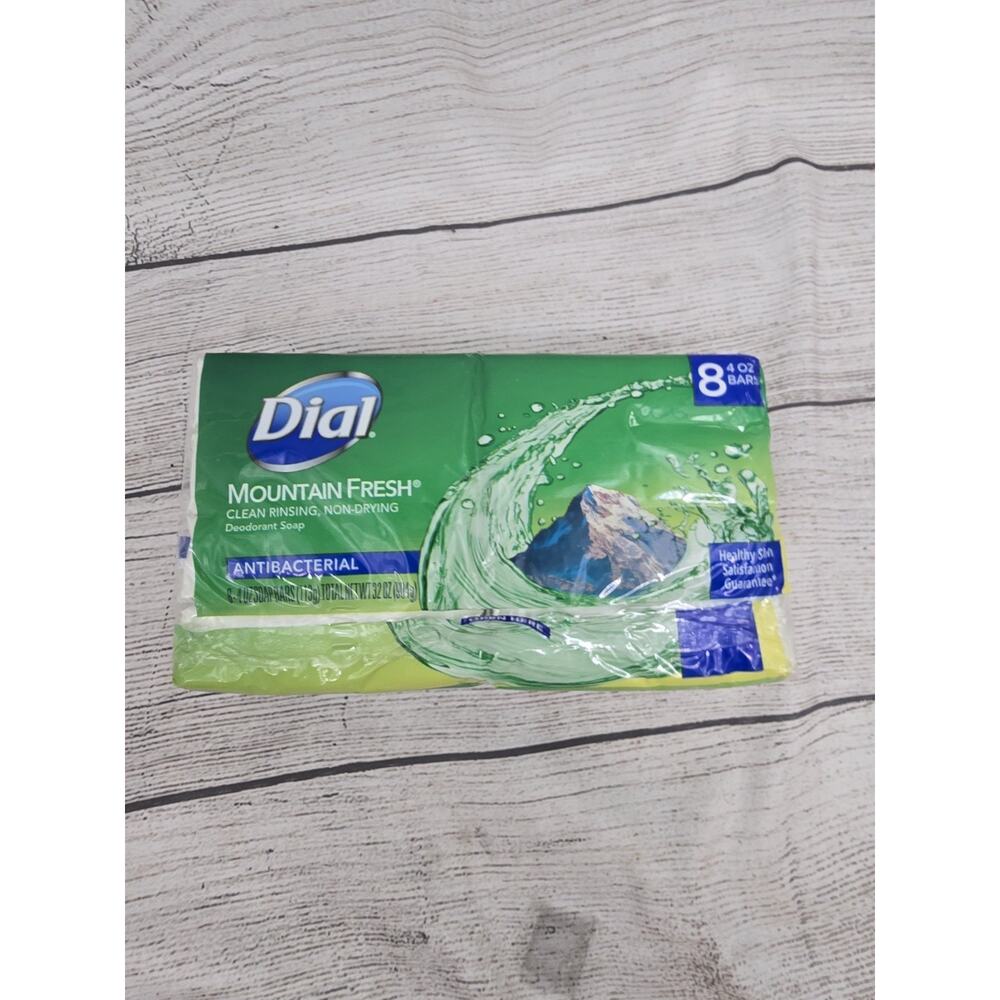 8 DIAL MOUNTAIN FRESH SOAP BARS SEALED DIAL 4 oz BARS DEODORANT ANTIBACTERIAL